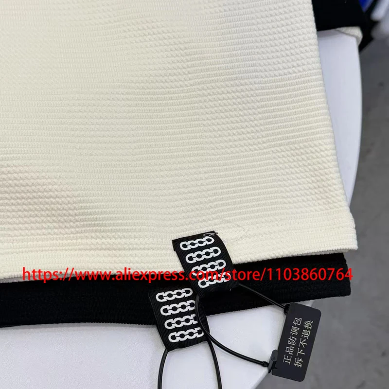 الصورة الحقيقية العلامة الأصلية جيدة طويلة الأكمام الماس الثقيلة الملونة مزينة بشكل رائع بلايز زوجين كل مباراة GOODBRAND تي شيرت