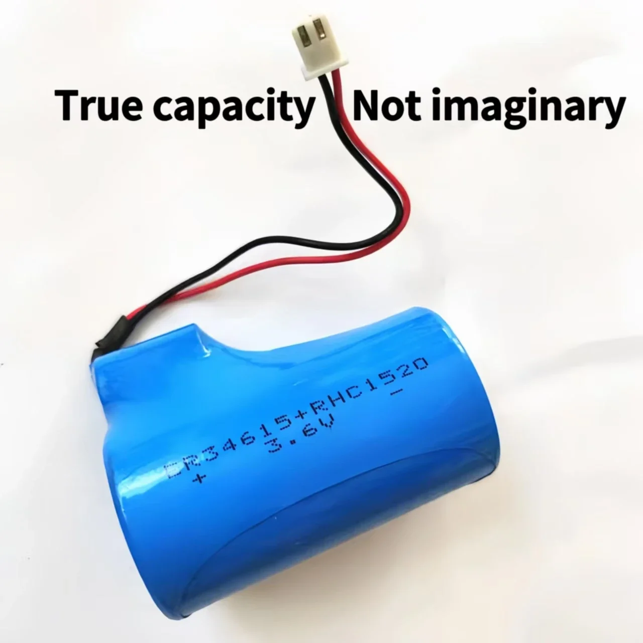 6PCS ER34615+RHC1520 battery pack 3.6V 19000mAh D Size With Plug  For Smart water meter Gas Meter Smoke Alarm Oil well Mines