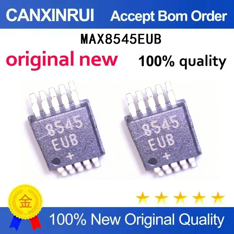 

(5-100 Pieces) Spot MAX8545EUB silk screen: 8545EUB SMT MSOP-10 voltage reducing controller IC chip