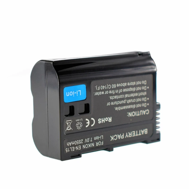 For Nikon D7500 D7100 D7200 D7000 D810 D850 D750 EN-EL15 Battery