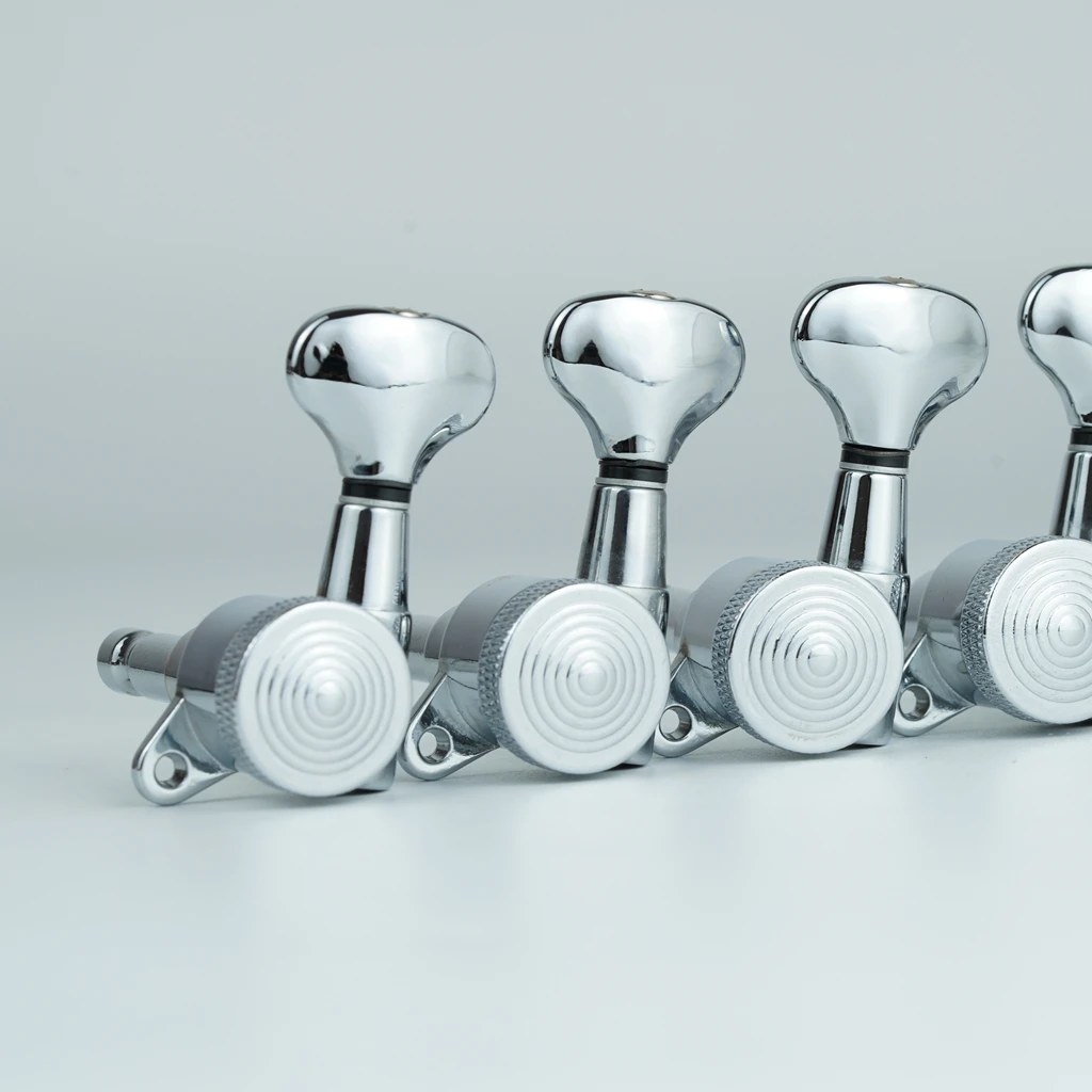 Locking Tuners Guitar machine head 06SP Lock Chrome Plating Tuning Pegs Guitar Accessories 6 left