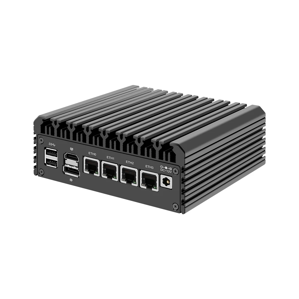 

HUNSN Micro Firewall Appliance,Mini PC,Intel N5105, RJ03a,pFsense,Mikrotik,OPNsense,VPN,Router PC,AES-NI,4Intel 2.5GbE I226V LAN