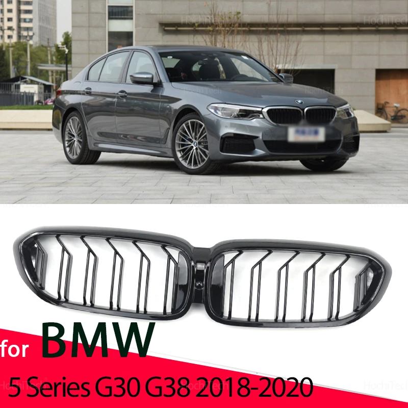 

Car Front Bumper Kidney Grill Hood Grille Double Slat For BMW 5 Series G30 G31 G38 525I 530I 540I 550I 2016-2019 Car Styling