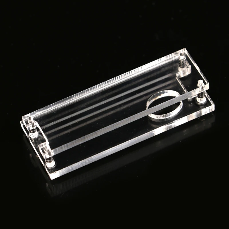 1Set acrilico guscio rigido custodia protettiva trasparente staffa di fissaggio con vite per Raspbery Pi Pico Board