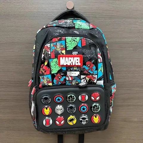 Australian Marvel Cartoon Schoolbag Large Capacity Lightweight Backpack Lunch Bag Charm Collectible Gift Series Ornaments