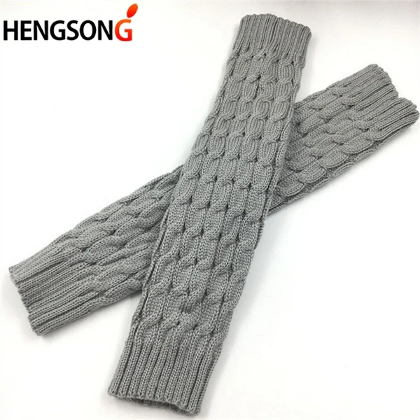 Autumn And Winter Women Legwarmers Kapron Hemp Flowers Kneepad Leg Warmer Female Girls Pile Heap Socks Sports Safety