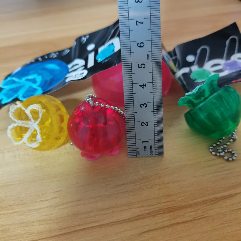 

Original Genuine Jellyfish Keychain Gashapon Capsule Toys Kawaii Marine Life Cute Figure Anime Decor Model Gift