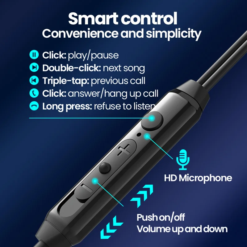 TypeC/3.5mm سماعة رأس سلكية سماعات الألعاب الثقيلة باس ثلاثية الأبعاد المحيطي ستيريو USB-C سماعات أذن سلكية لهواتف سامسونج شاومي هواوي