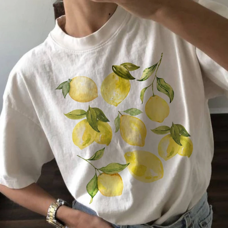 

Loose Round Neck Casual American High Street Printed Short Sleeve T-shirt 2025 Spring and Summer Fashion Commuter Women's Top