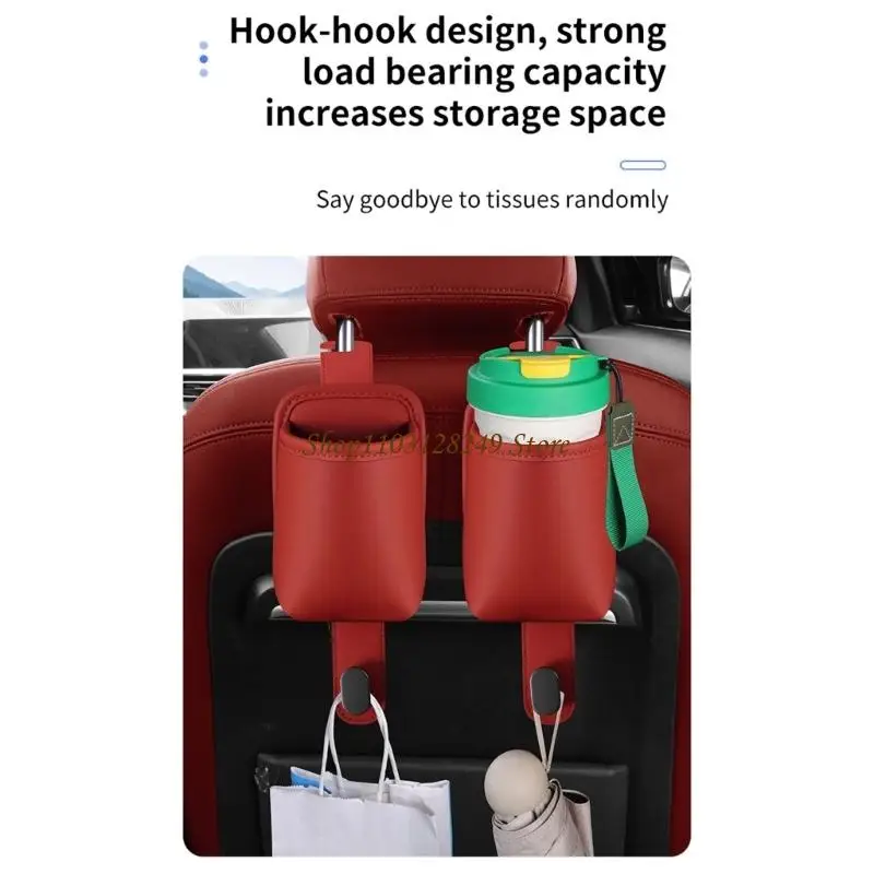 N5KD Practical Vehicle Hook Includes Stable Drink Holder For Driving
