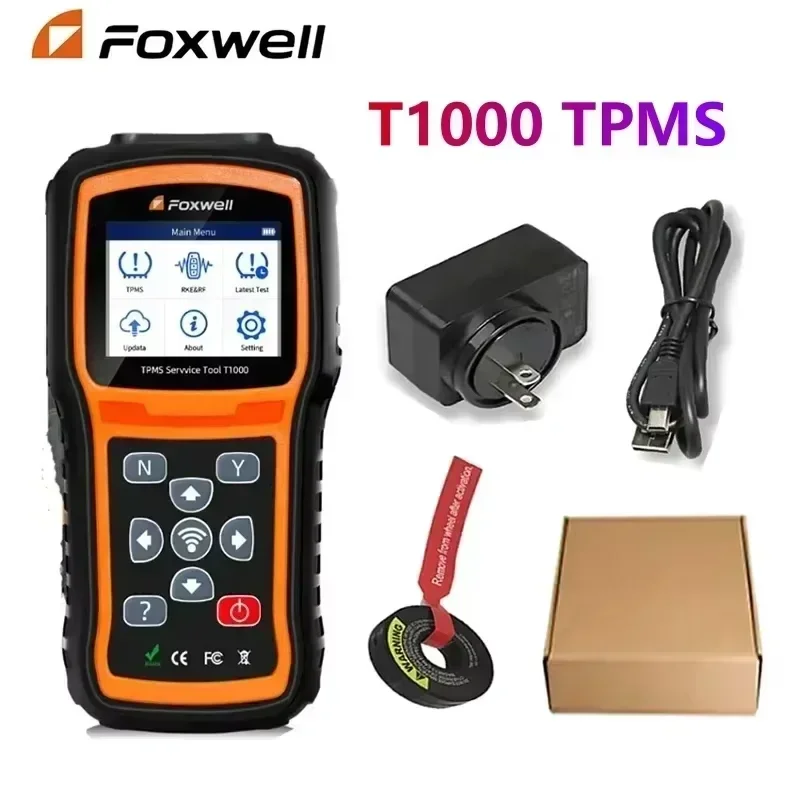 Foxwell T1000 TPMS Trigger Tool TPMS Sensor relearn tool programming Lifetime Free Updates Online Replace Foxwell NT1001 NT530 +