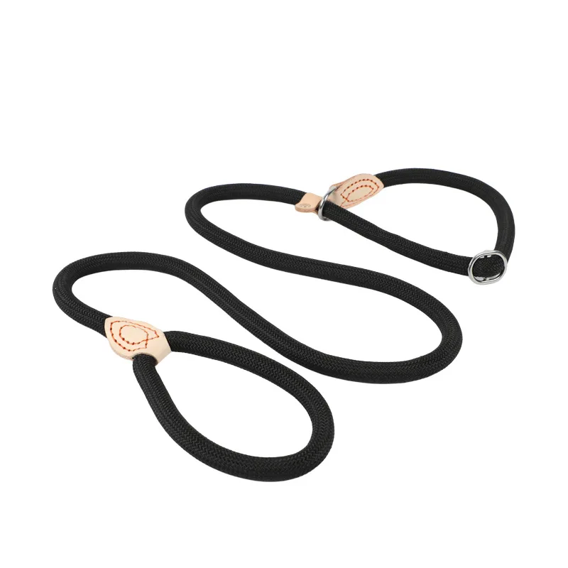 Heavy Duty Dog Slip Rope Lead Adjustable Training Leash For Dogs_voghion.com
