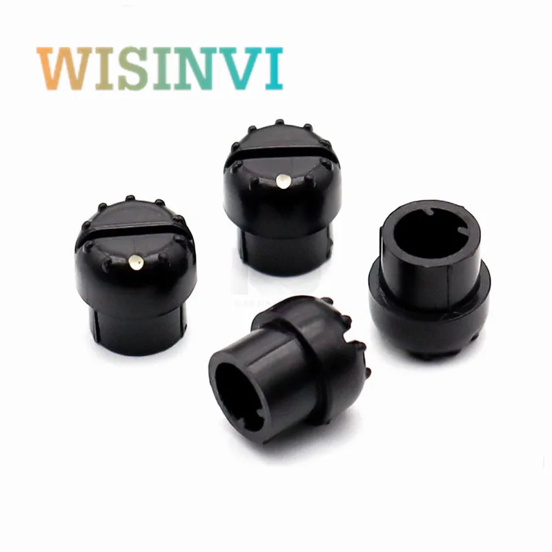 10PCS Plastic Knob Cap Diameter 10mm Height 10.5mm Potentiometer Encoder Knob D Shaped Inner Hole 6mm for 6 * 6 Series Switch