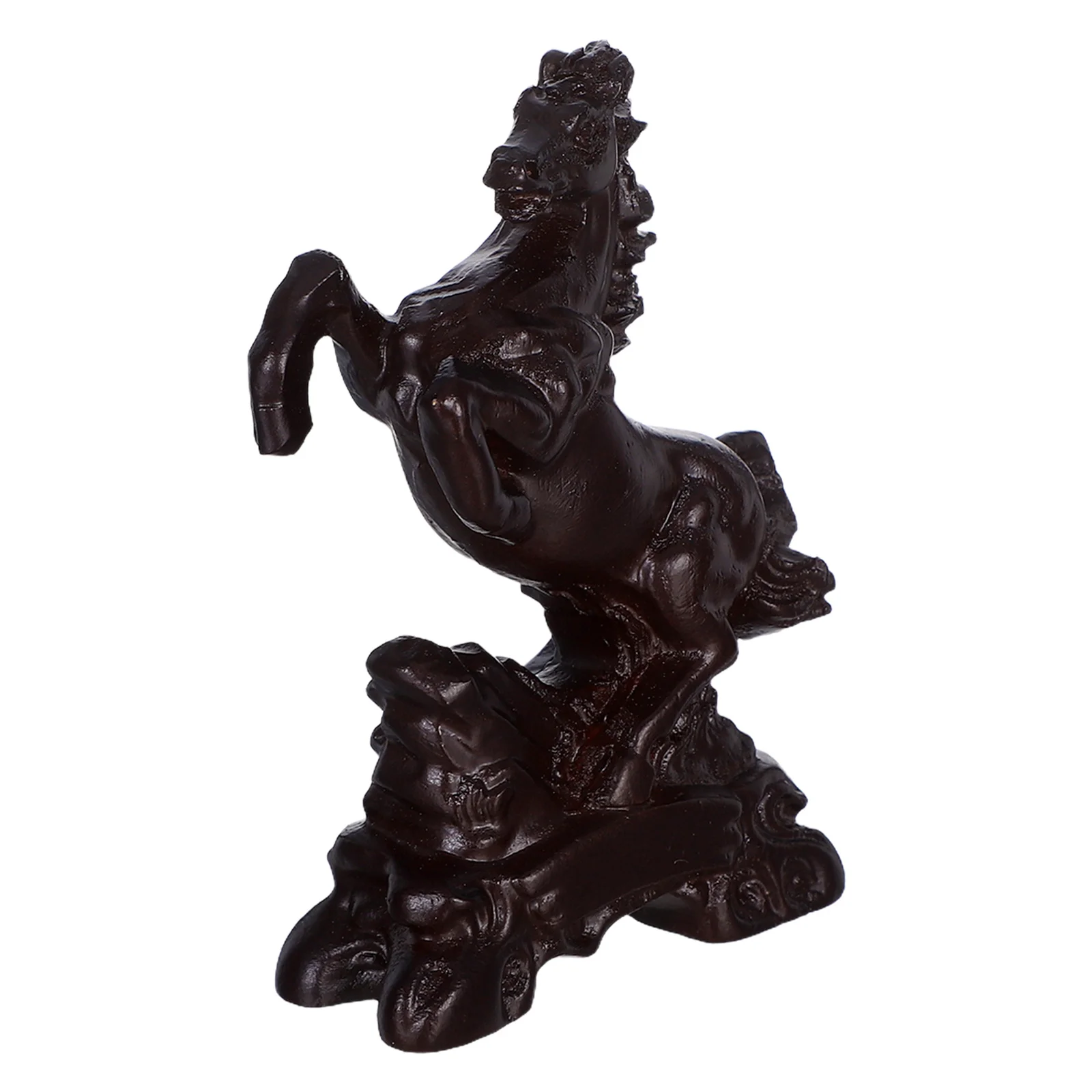 

Natural Wood Horse Sculpture 8Cm Chinese Zodiac Animal Feng Shui Wealth Luck Desktop Ornament New Year Decor Wood Horse Figurine