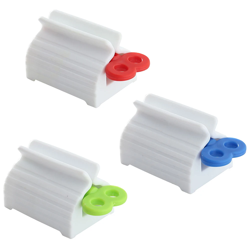 Dispositivo exprimidor de pasta de dientes de plástico, exprimidor de tubo de pasta de dientes portátil multifuncional, herramientas de prensa Manual, accesorios de baño