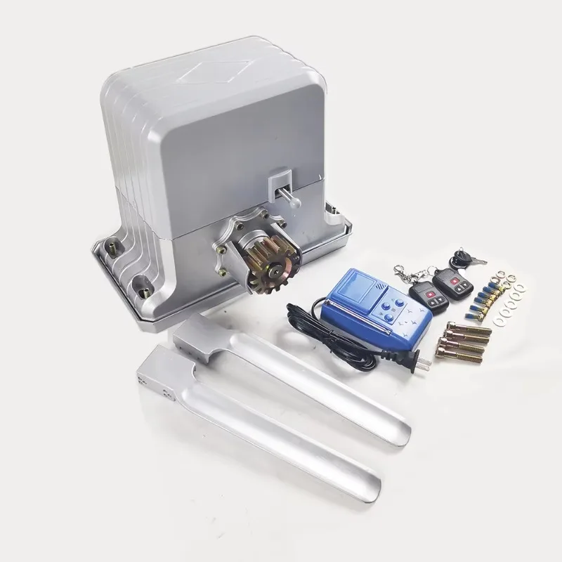 Heavy duty automatic door operator sliding door opener 4m rack and pinion with warning light opener kit