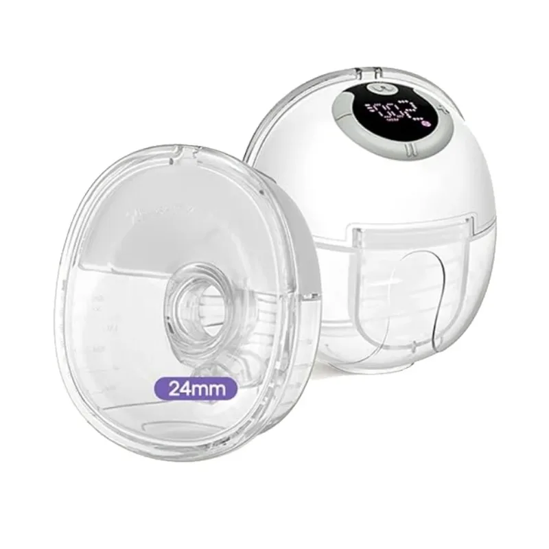 S32 Hands-Free Breast Pump, Wearable Breastfeeding Pump 4 Modes 9 Levels , Electric Breastmilk Pump Portable, 24mm Flange