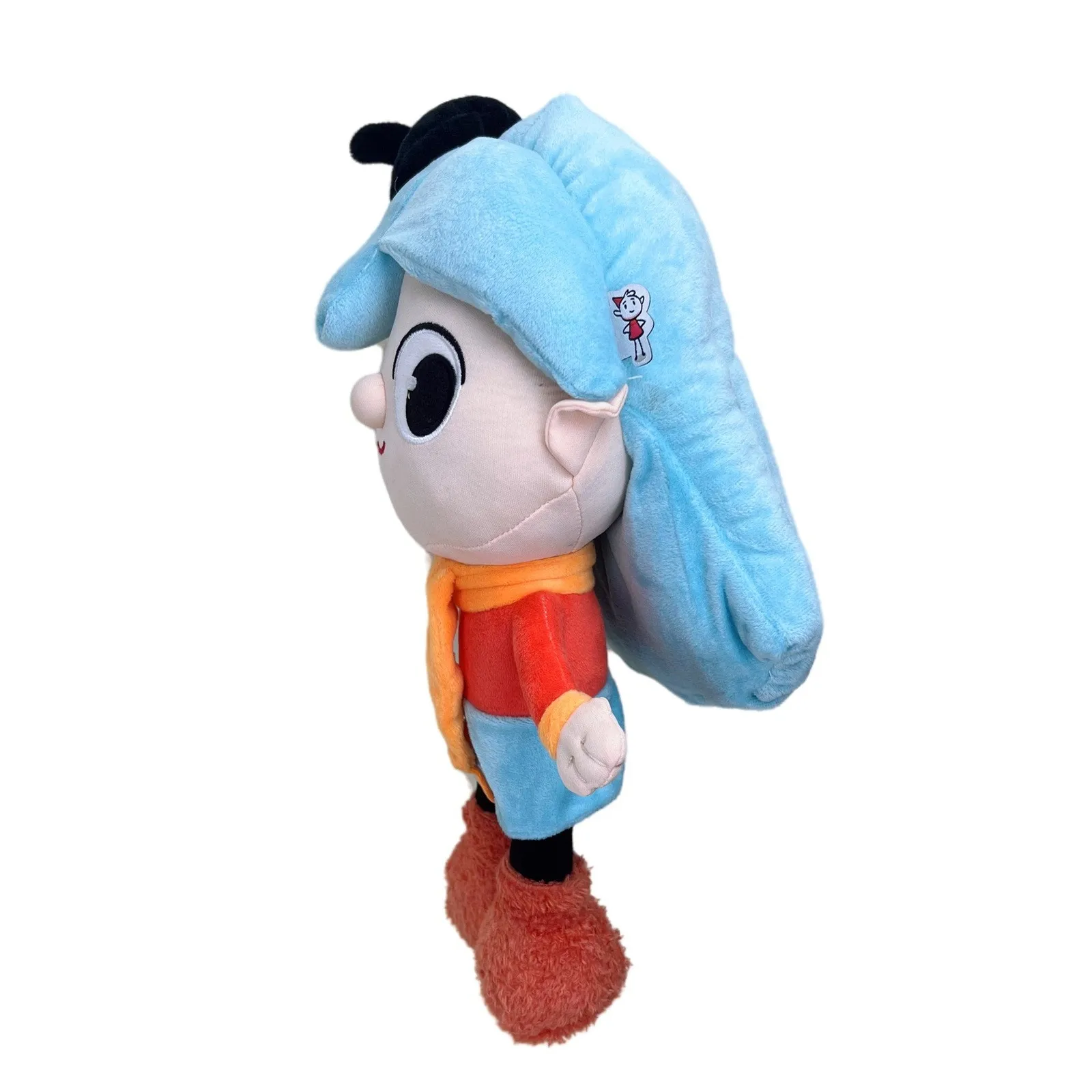 King of Adventurers Hilda Plush Toy Blue Hair Girl Goes to Town Doll (Individual Vacuum Pack) Plush Doll Gift for Kids