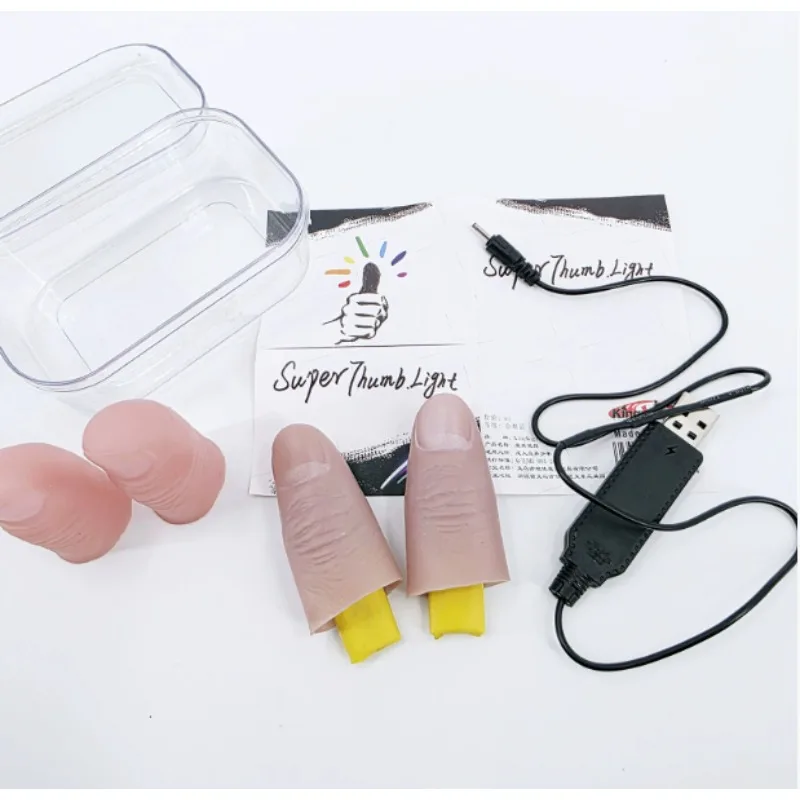 7 Set Lampu Warna-Warni dengan - Thumb Tip Magic Trick Set ulasan dan harga