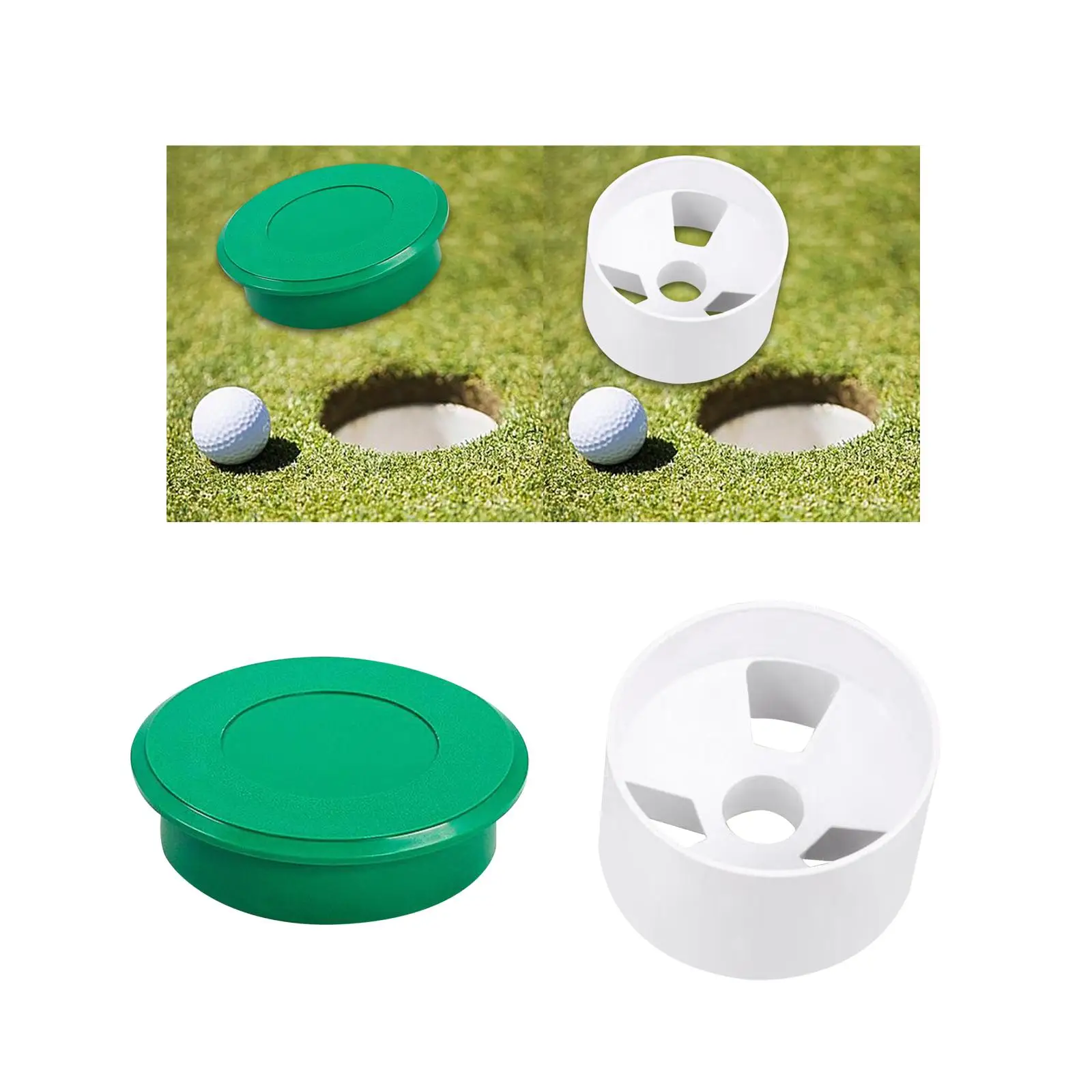 

Golf Hole Cup Putting Ball Socket Golf Cup for Accessories Outdoor Backyard