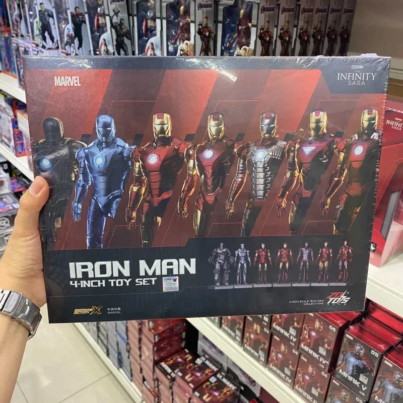 

Zd Toys 1/18 Iron Man 4 Inches Mk1 Mk2 Mk3 Mk4 Mk5 Mk6 Mk7 Helmet Marvel Legends The Avengers Infinity War Action Figure Toys