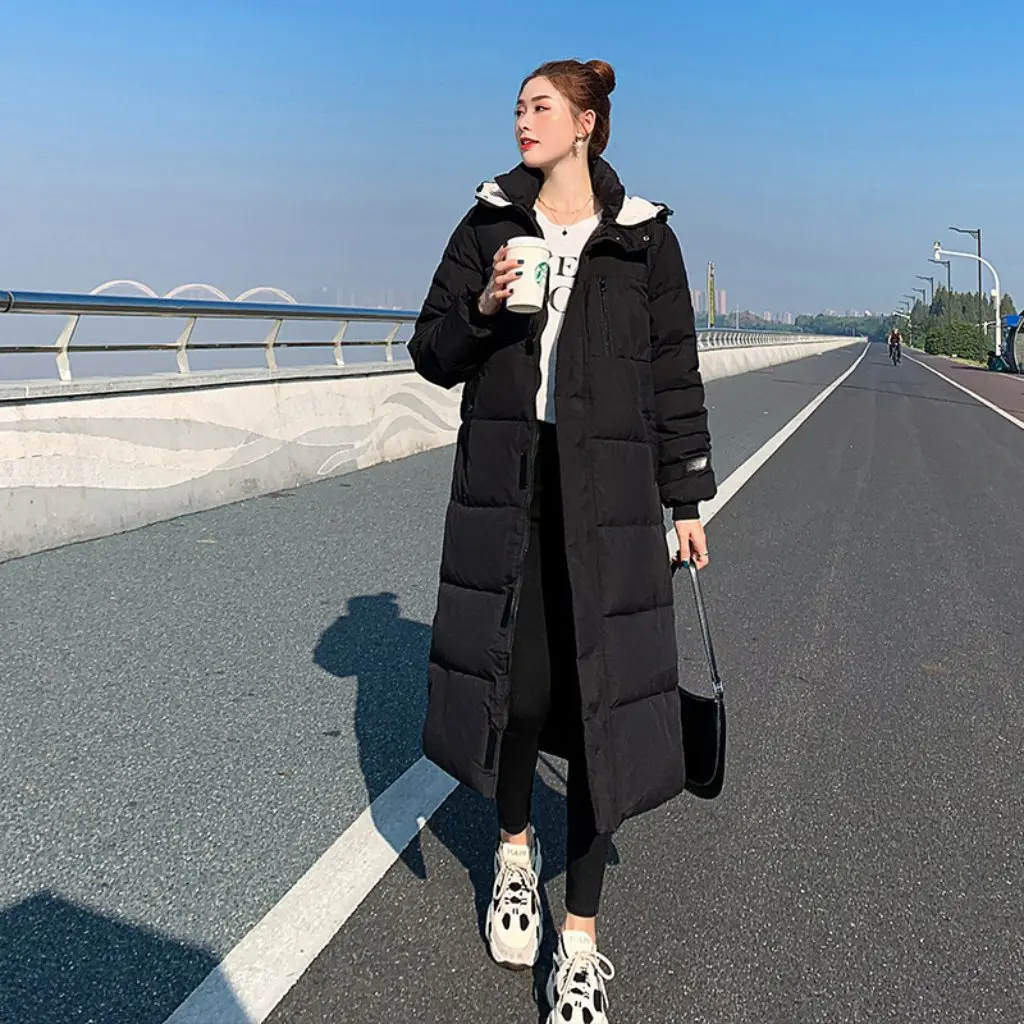 

Winter Women's Cotton-Padded Coat Korean Style Casual Slimming Elegant Bread Coat Mid-Length Fashionable Outerwear