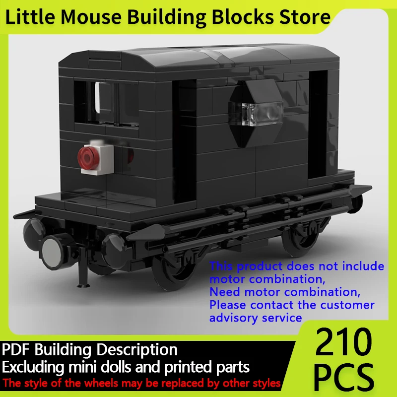 

City Car Model MOC Building Bricks Railway Freight Break Van Modular Technology Gifts Holiday Assemble Children Toys Suit