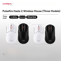 HyperX Pulsefire Haste 2 Mouse Wireless 2.4g Bluetooth 1K Hz Return Rate Custom Lightweight High Performance FPS Gaming Mouse