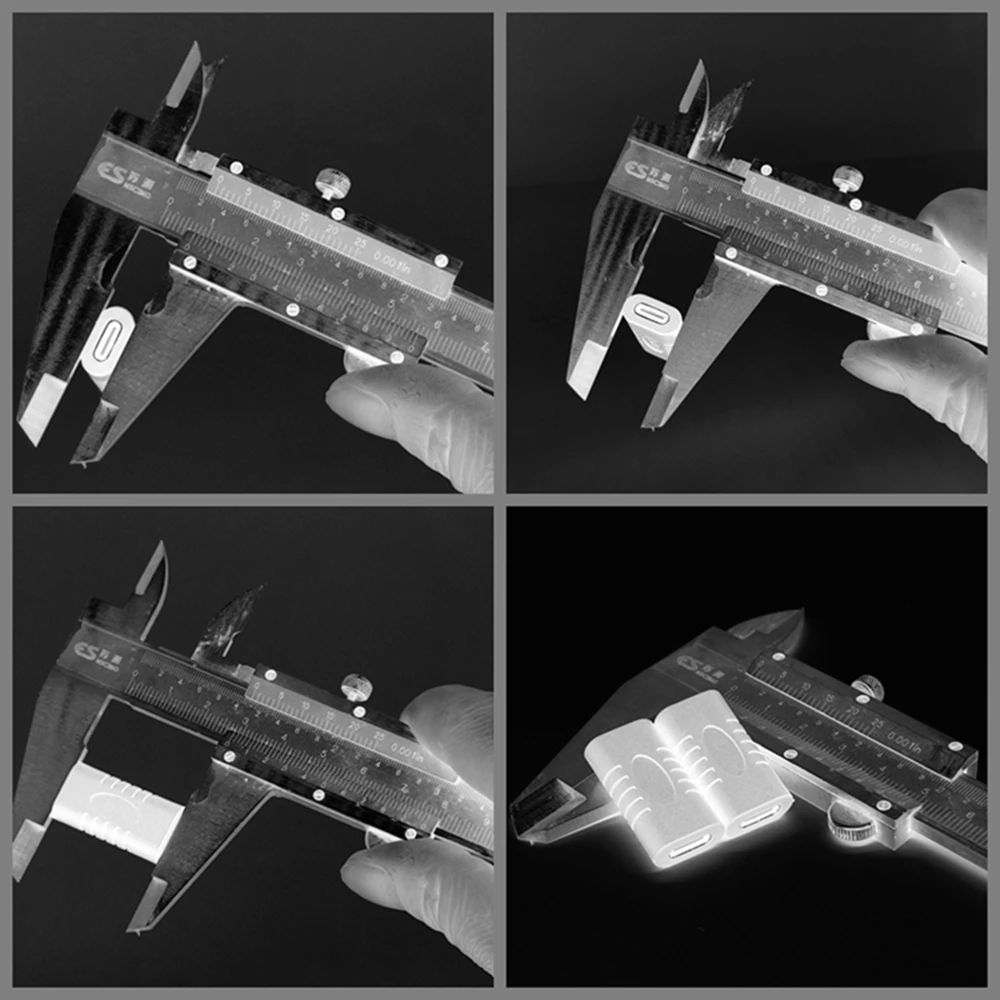 1PC USB 3.1 Type-C Female to Female Coupler USB-C Converter Adapter Plug Support for Charging Connection Extension