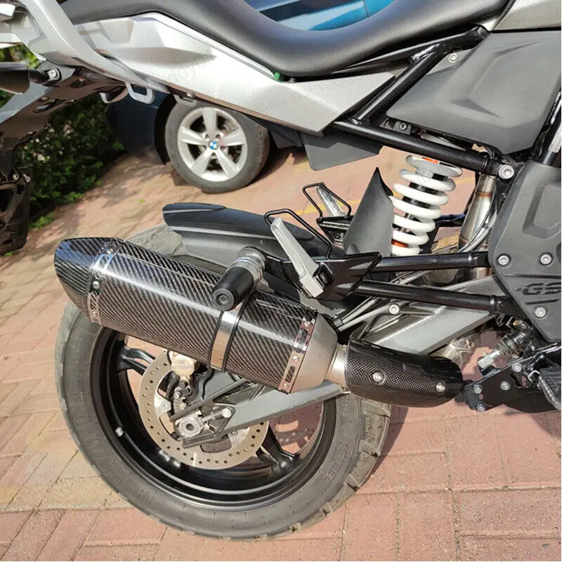 Slip On For BMW G310GS G310R Motorcycle Exhaust System Header Link Pipe Stainless Steel Black Muffler Escape Stainless Steel