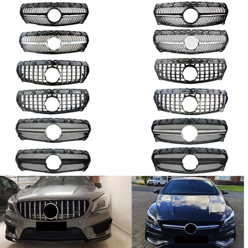 

Aftermarket Pre Facelift Front Vertical Grill For Mercedes Benz W117 CLA Class 2013 2014 2015 2016 2017 2018 2019