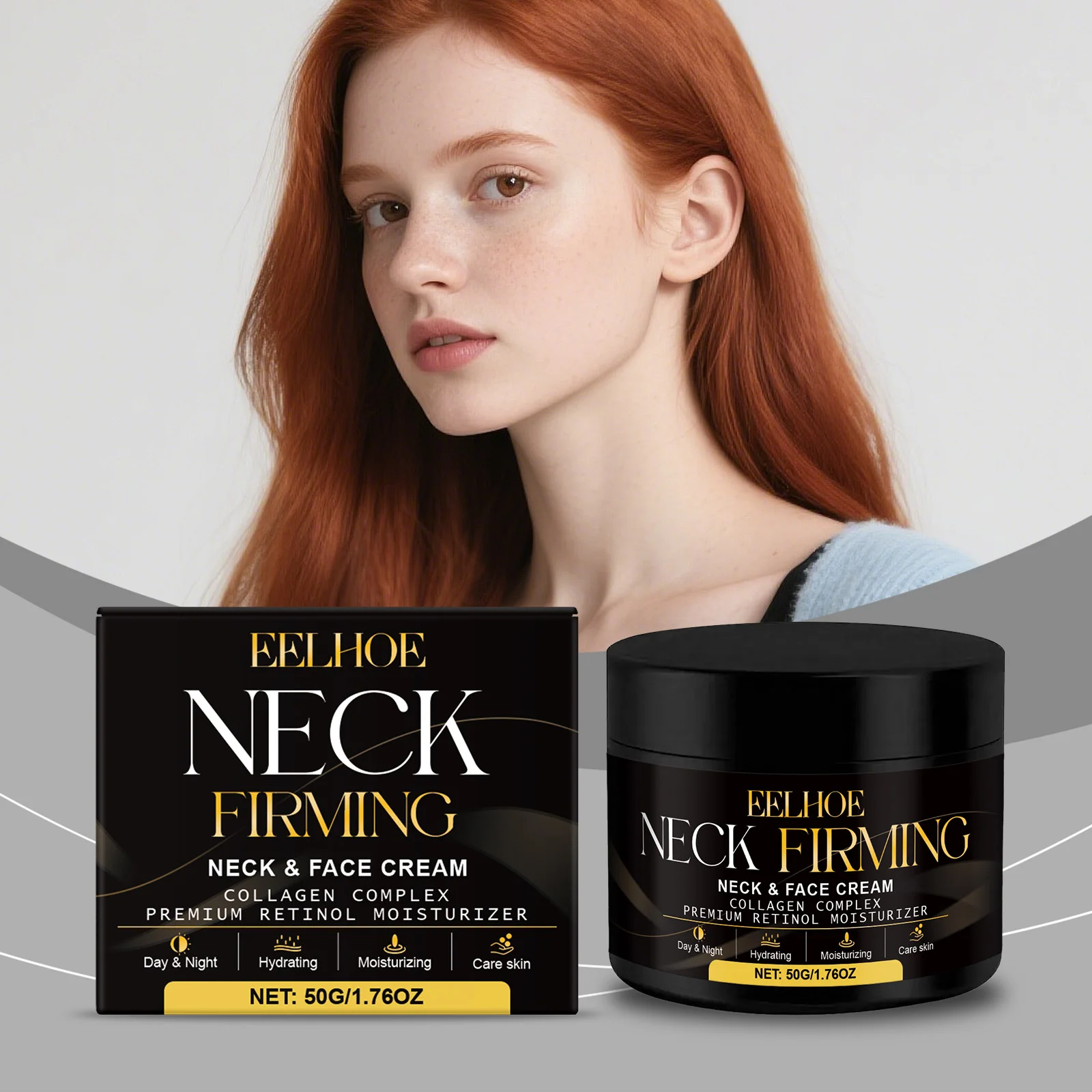 

Nourishing Retinol Face & Neck Cream - Aids Hydration, Supports Tender Elastic Skin, Enhances Softness & Fine Line Care