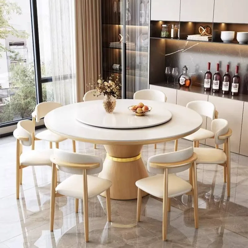 Irregular Covers Dining Table Hardware Design Lounges Round Dining Table Restaurant Shaped Muebles Para Hogar Furniture For Home