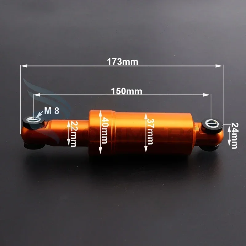 110mm 125mm 150mm Aluminum Alloy 750lbs Rear suspensio Shock Absorber for Kugoo M4 Electric Scooter bicycle Pocket E-Bike parts