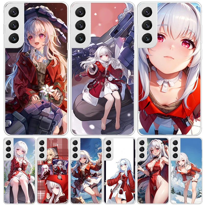 Honkai Star Rail Clara Phone Case For Samsung Galaxy S24 S23 S22 S21 FE S20 Ultra S10 Plus S10E S9 S8 + Art Customized Coque Cap