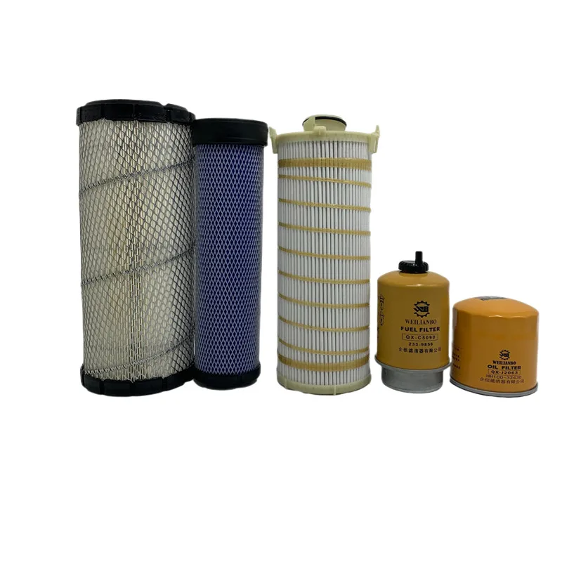 For Caterpillar cat 305.5e2 306e2 307e2 308e2 Machine Diesel Filter Air Filter Return Oil Filter Element Excavator Accessories