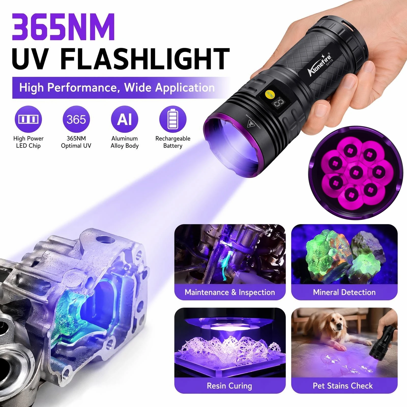 160w-powerful-uv-flashlight-blacklight-cat-dog-stain-tinea-jade-ore-gem-money-curing-high-power-rechargeable-torch-scorpion-lamp