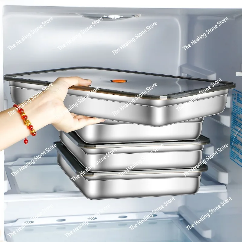 316 dumpling box, stainless steel food grade dumplings, dish preparation, quick-freeze crisp box, refrigerator freezer box