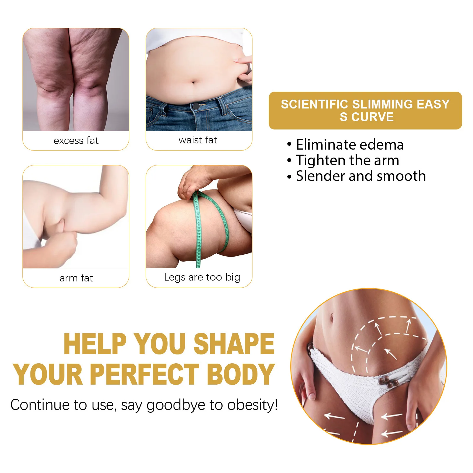 EELHOE Slimming Cream Full Body Sculpting Anti Cellulite Belly Firming Tightening Cream Nourishing Body Oil Massaging Cream 30g