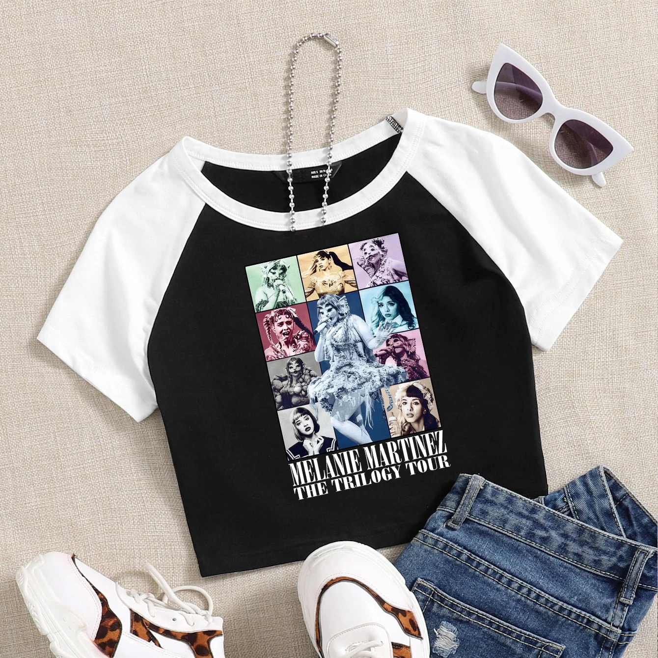 Cardigan marticon The Trilogy Tour magliette donna ragazze Crop T-shirt Summer Fans Gift Tops