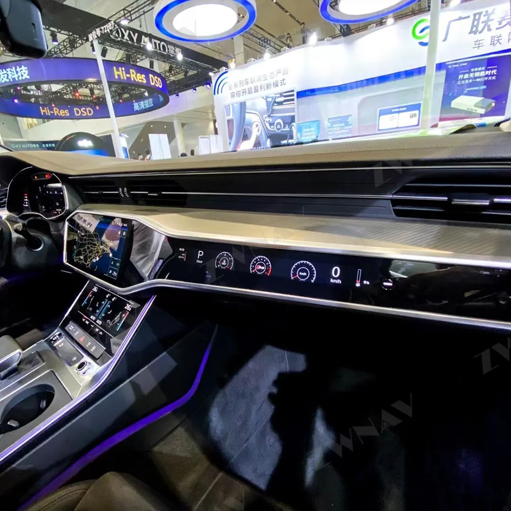 

второй пилотный экран для Audi A6 B9 C8, автомобильный ЖК-экран мультимедийного дисплея, развлекательный экран, головное устройство, персонализированные настройки