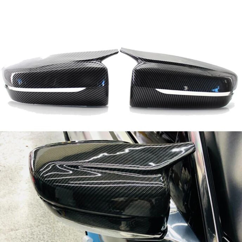 

1 Pair For BMW 3 5 Series G20 G30 G31 G38 2017-2021 Car Rearview Mirror Cover Door Side Mirror Shells Rear View Cap Accessories