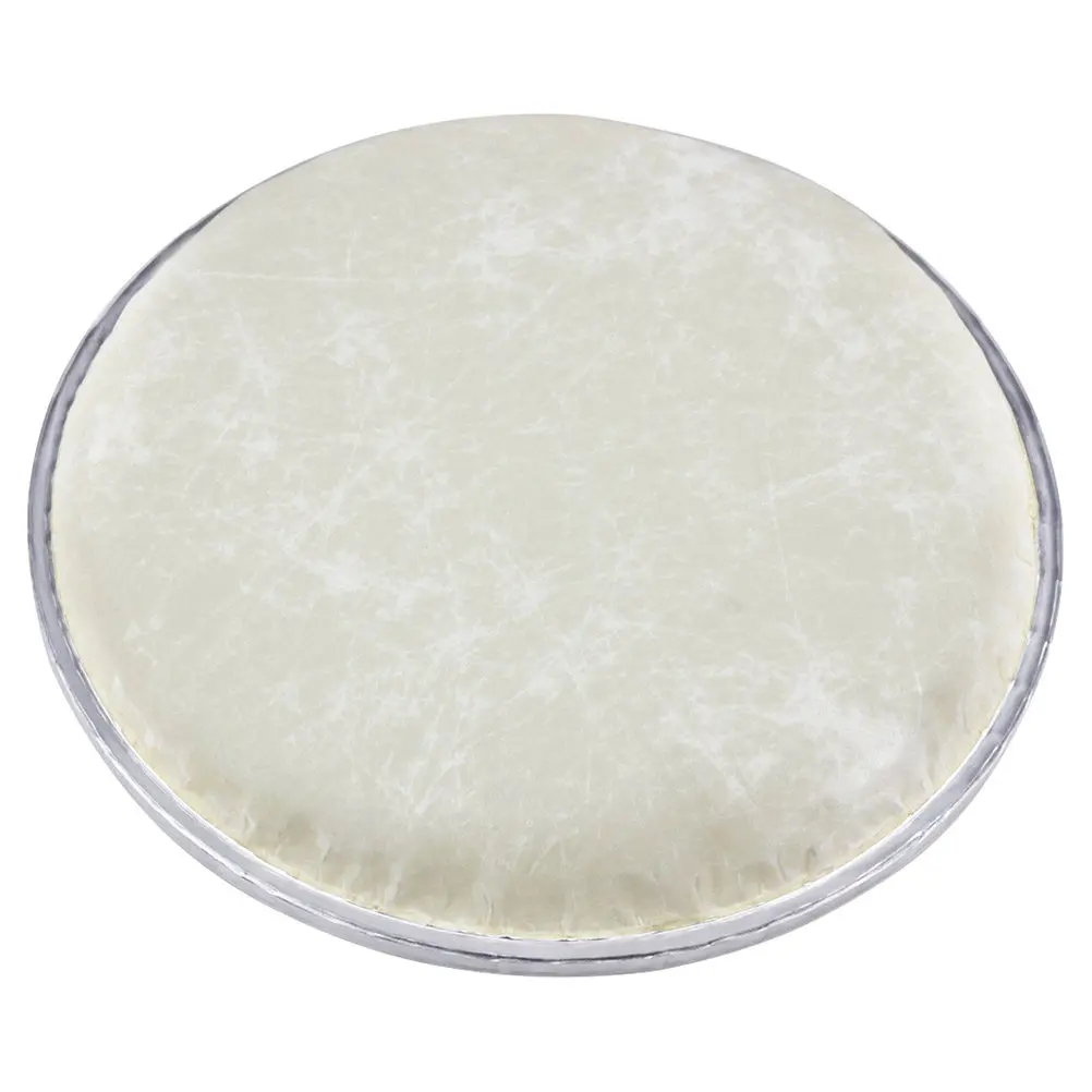 

8 Inches Self-Tuning Drum Skin Beige High-Quality Drum Head Replacement for African Drums Authentic Sound Easy to Install