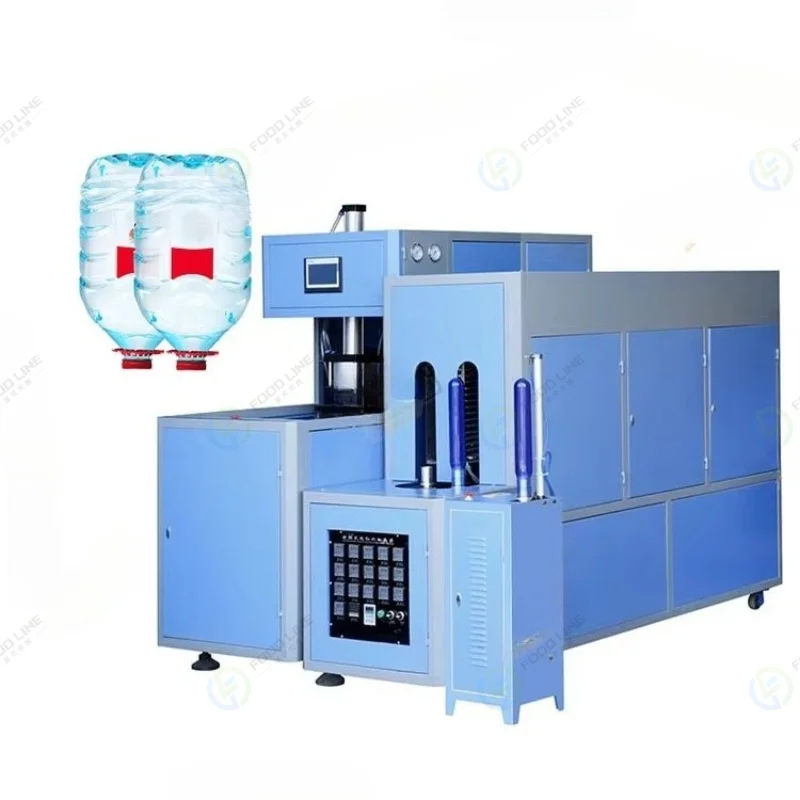 Semi Automatic 2 Cavity 1 Liter Manual Pet Plastic Drink Bottle Jar Blow Molding Mould Machine Customized