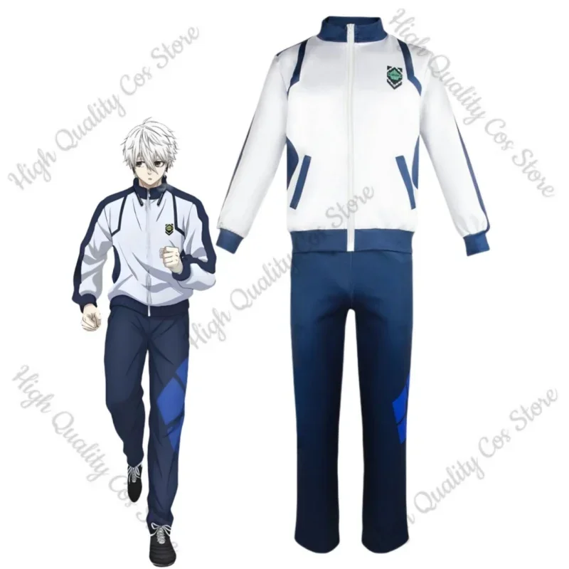 

Anime Blue Lock Reo Nagi Bachira Isagi Chigiri Cosplay Costume Zip Sportswear Tracksuit Sweatshirt Hoodie Halloween Carnival set