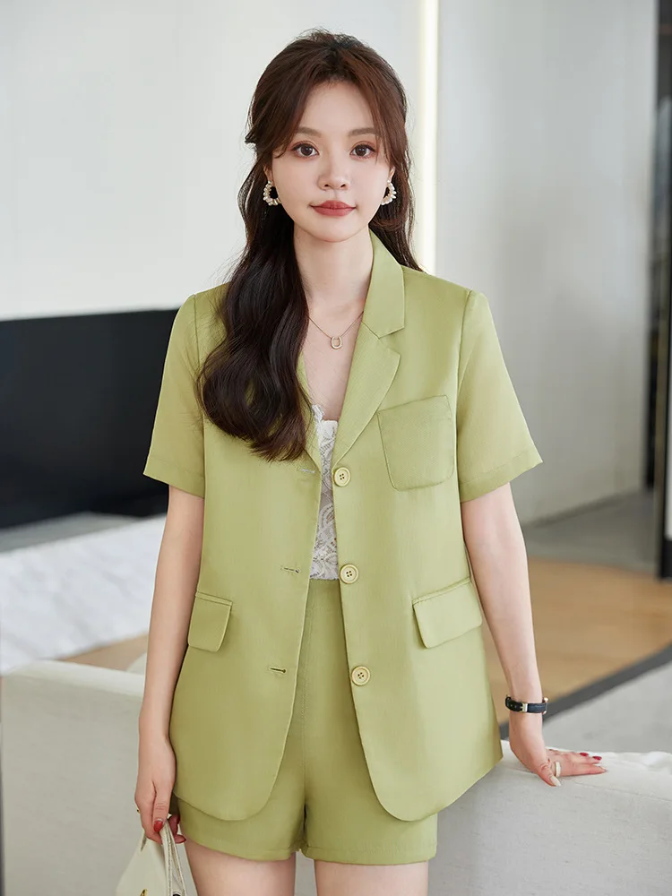 

Women's High-Grade Suit Jacket2024Summer New College Student Interview Formal Wear Professional Work Clothes Suit Suit