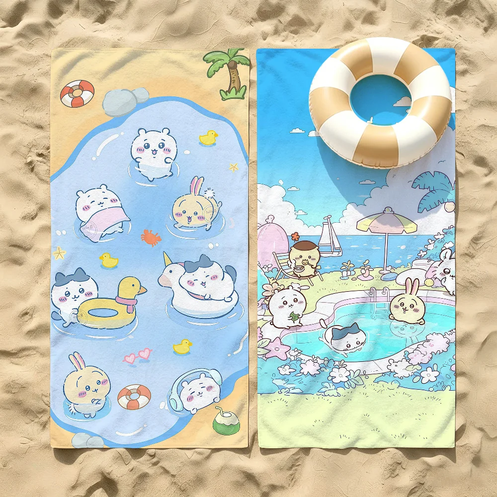 Anime Japanese Carton C-Chiikawa-S Towel For Beaches Yoga Studios Gyms Hot Springs Swimming Pools And Picnics