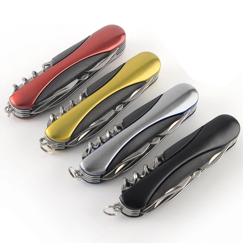 Versatile Swiss knife, Portable portable folding knife, Outdoor tools, Multi-function knife