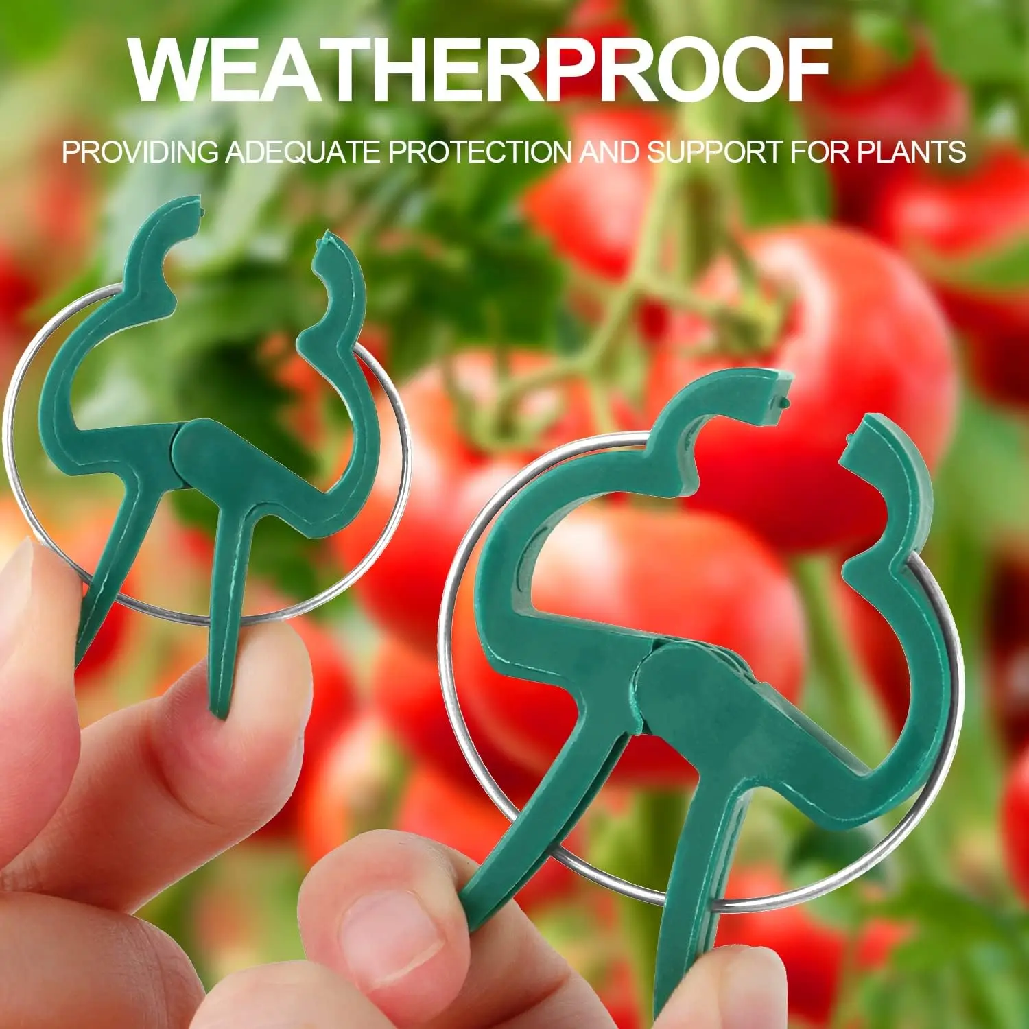 

Plant Fixed Clips Reusable Garden Greenhouse Bracket for Fixed Plants Vine Flower Seedling Tomatoes Support Garden Supplies