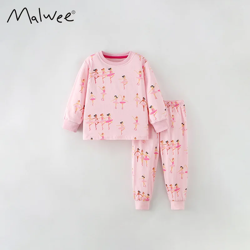 Girls' Two-Piece Set  Autumn/Winter New Arrival Cute American & European Style Casual Long Sleeve Round Neck Children's Outfit